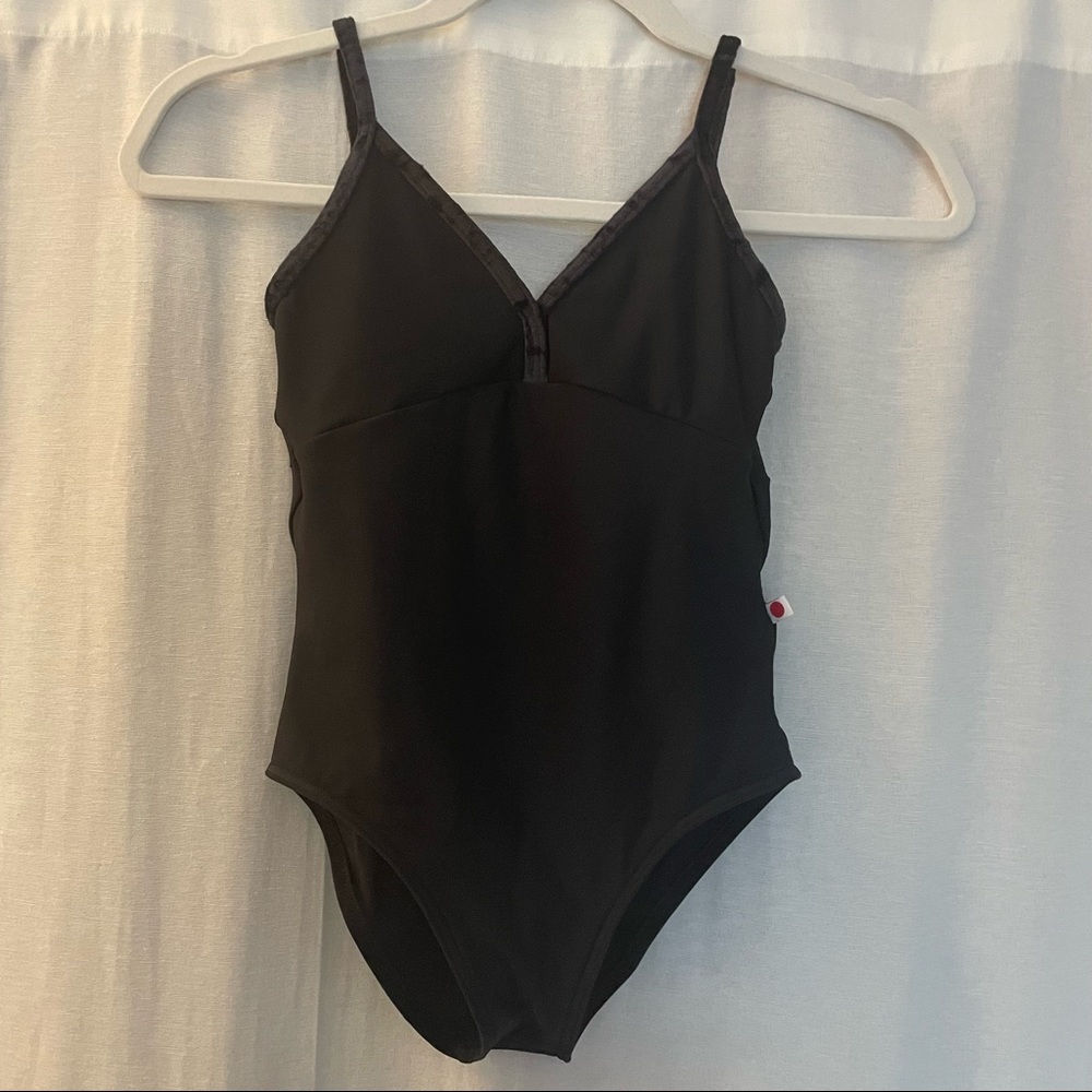 black yumiko daria leotard XS